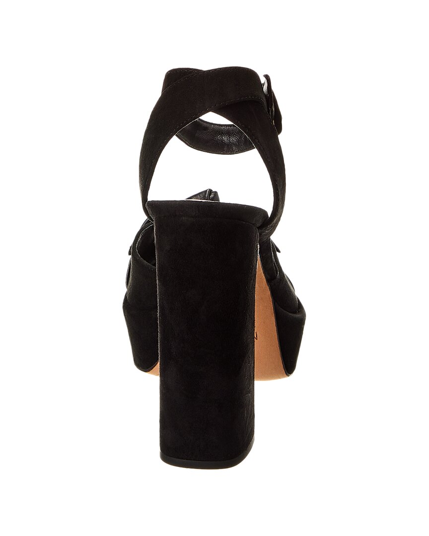 Замшевые сандалии на платформе Alexandre Birman Pepitta 120, черный — фото 3