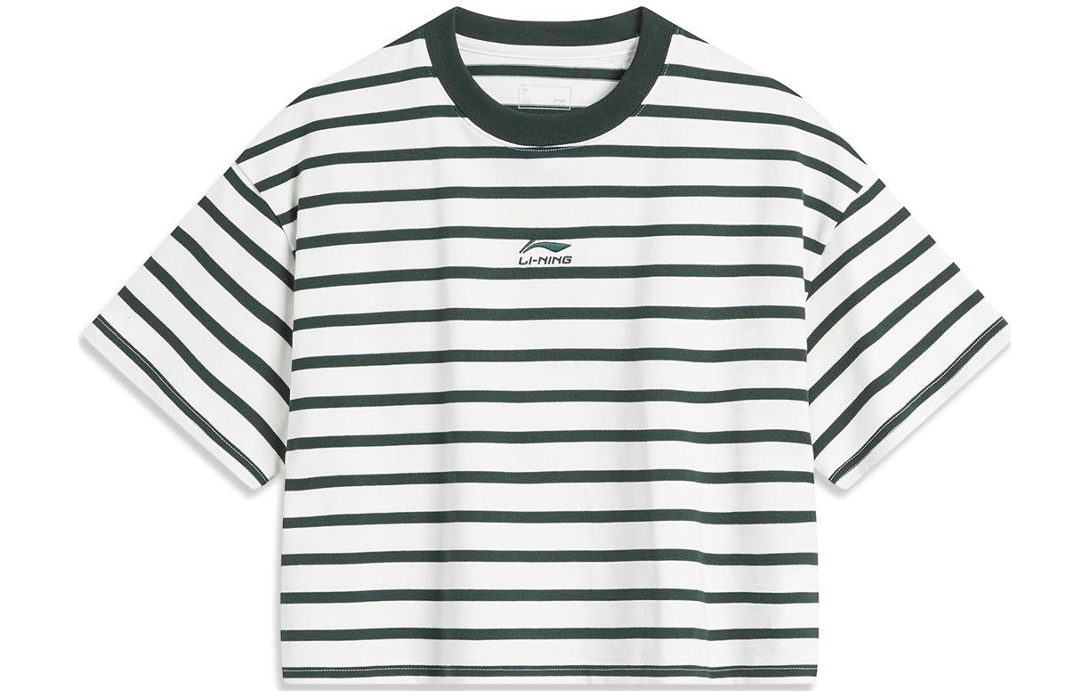 

LINING Футболка с удлиненным плечом Weekend Youth, женская, ivory/vintage green