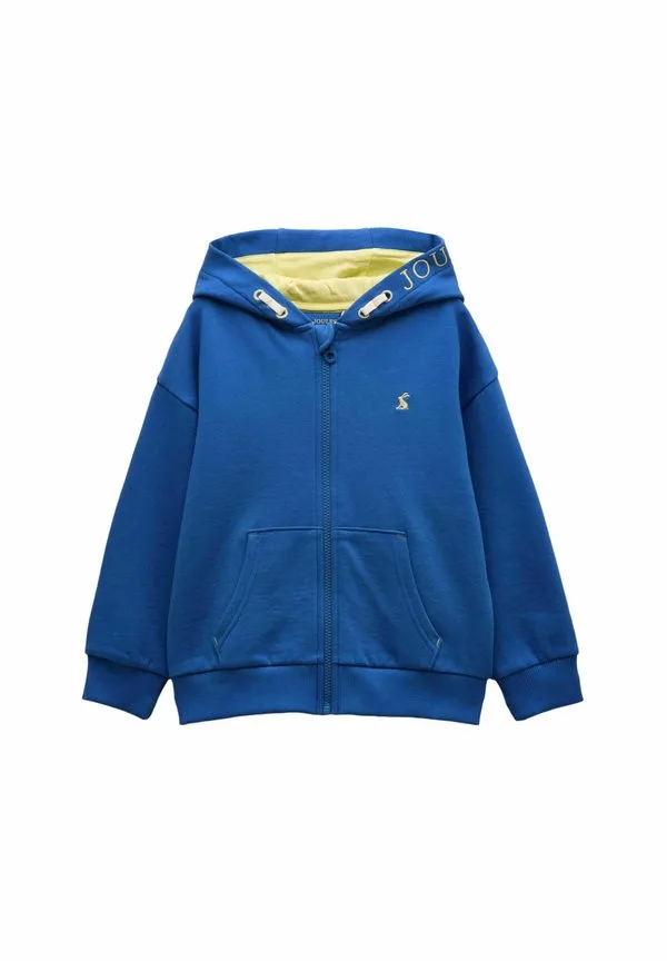 Детская толстовка rex на молнии стандартного кроя Joules, Blue