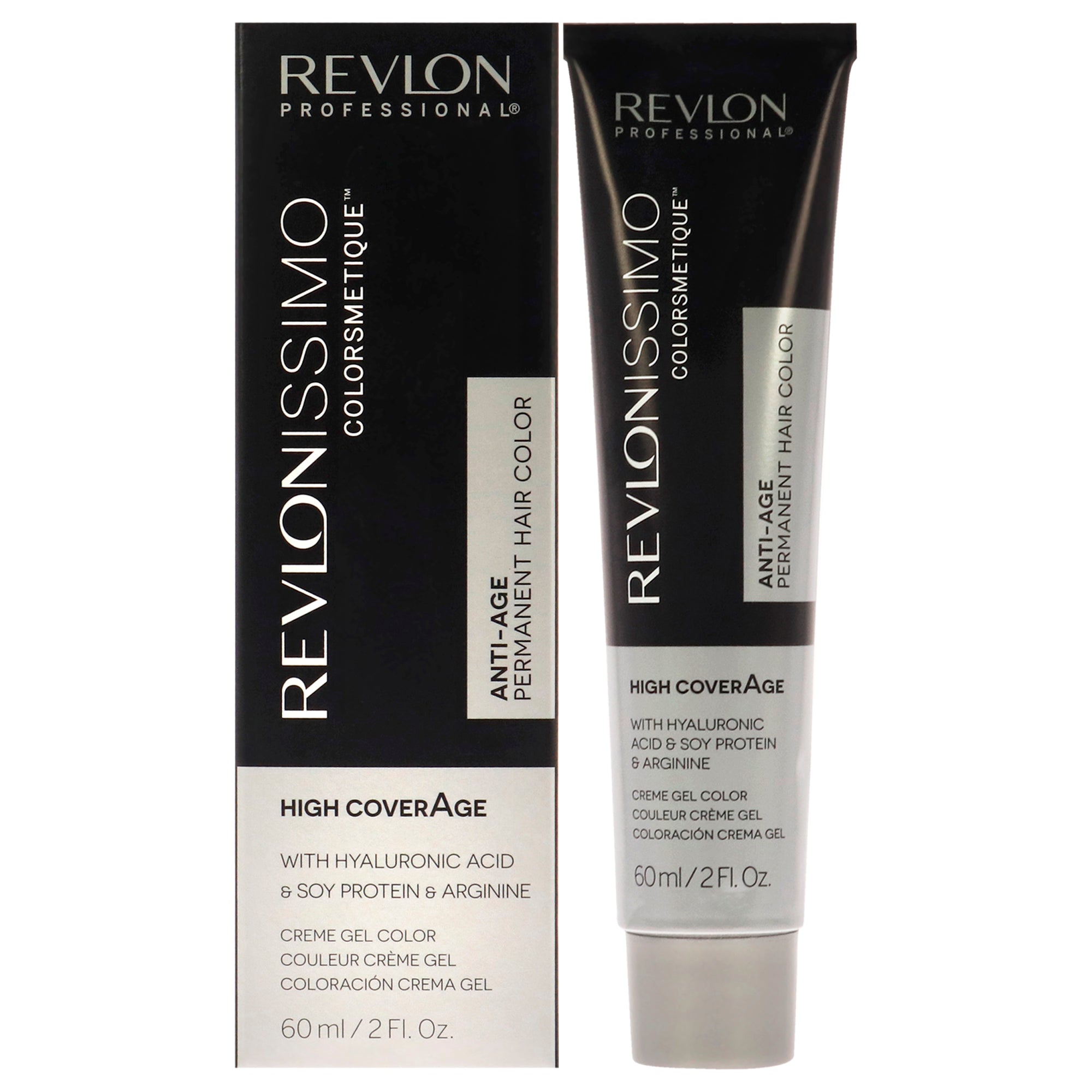 Краска для волос Revlonissimo Colorsmetique High Coverage - 735 Янтарный блонд от Revlon, унисекс - 2 унции, прозрачный