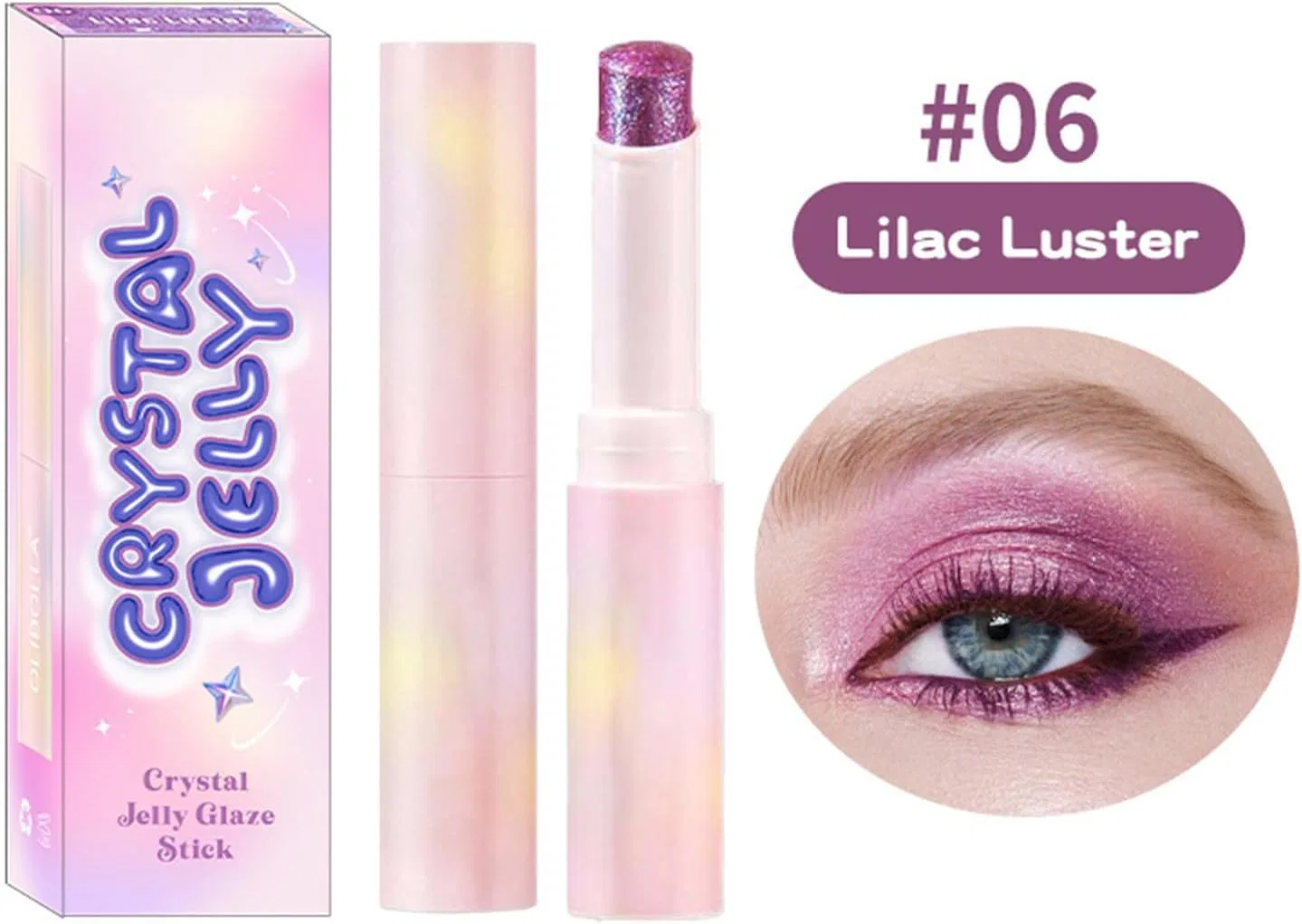 Тени для век Crystal Jelly Glaze Stick, Chiuk, 1 шт. — фото 4