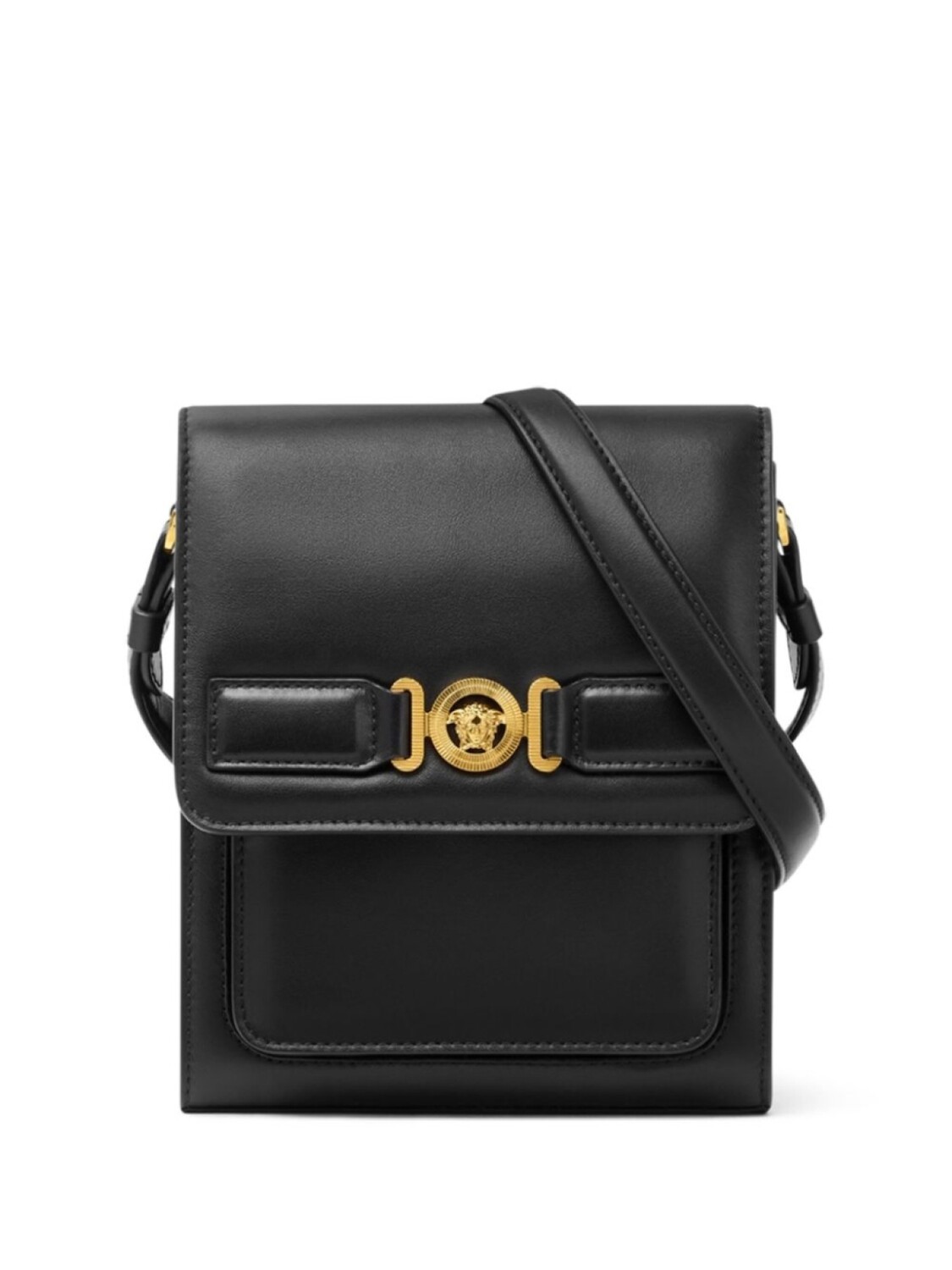 

Сумка через плечо с декором Medusa Versace, черный