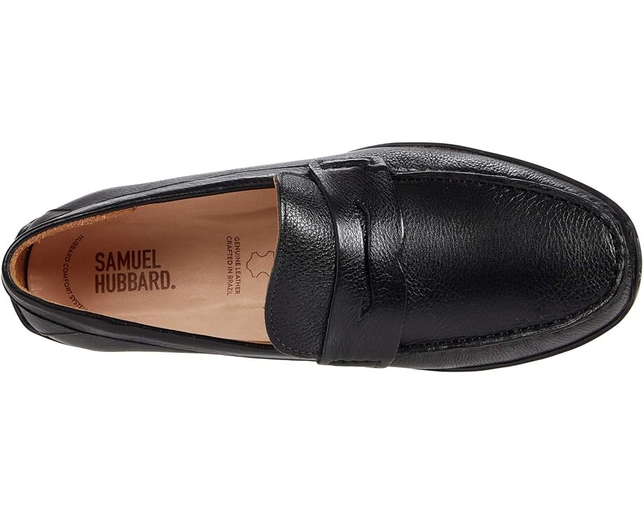 Лоферы Samuel Hubbard Free Spirit for Him, цвет Black Tumbled Leather — фото 2