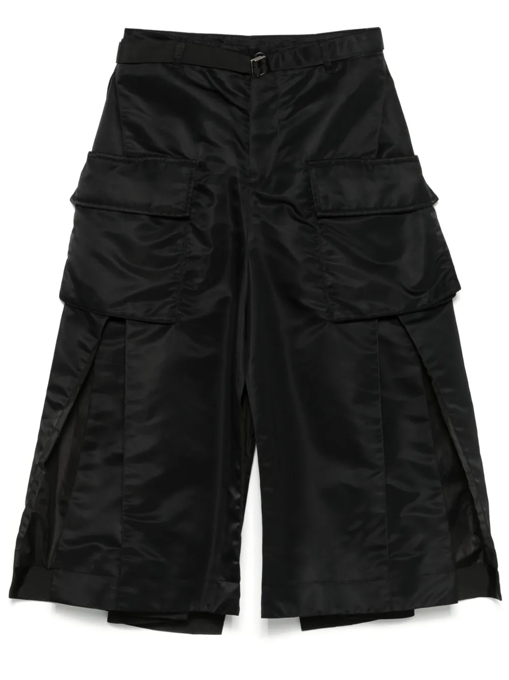 

Юбка миди с разрезами SACAI, черный