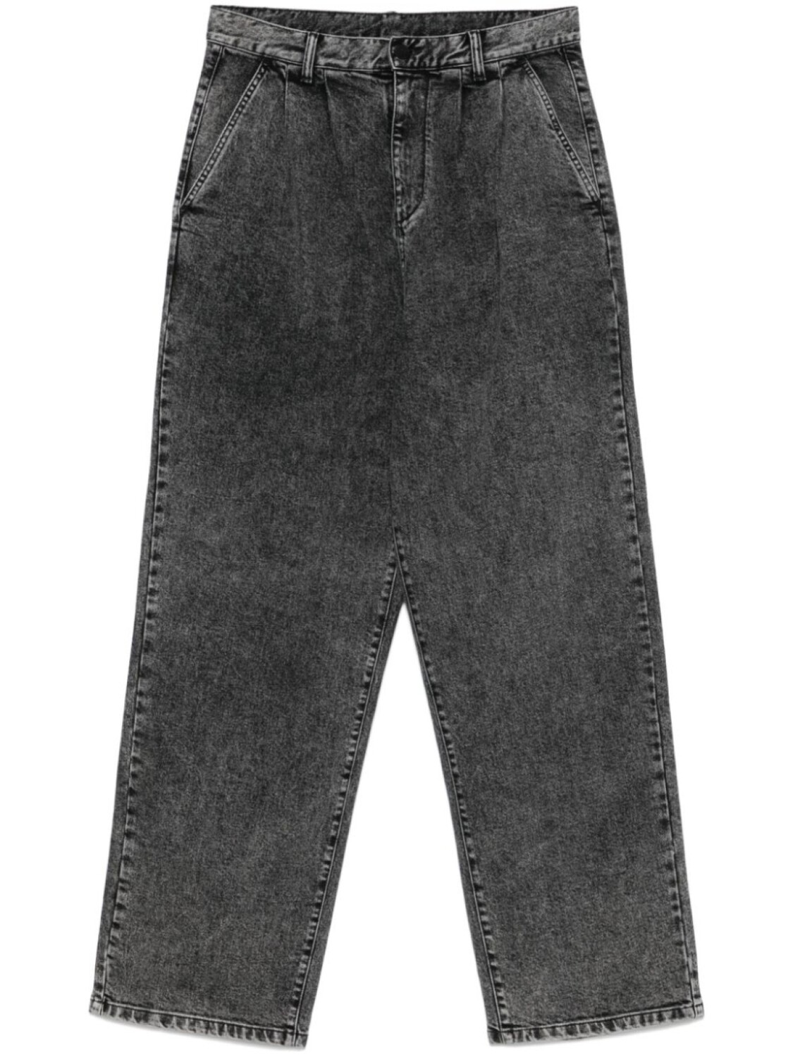 

Джинсы со складками Emporio Armani, черный