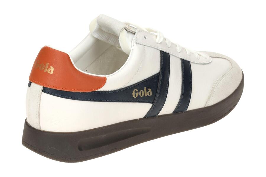 Кроссовки Gola Cyclone Shoes белые синие мужские CLB743 — фото 4