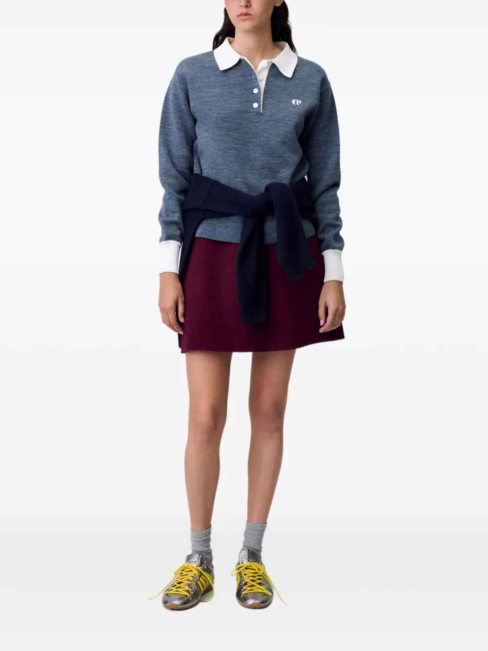 

Юбка мини из джерси Claudie Pierlot, красный