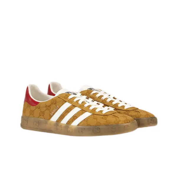 Кроссовки x gucci gazelle Adidas, коричневый — фото 2