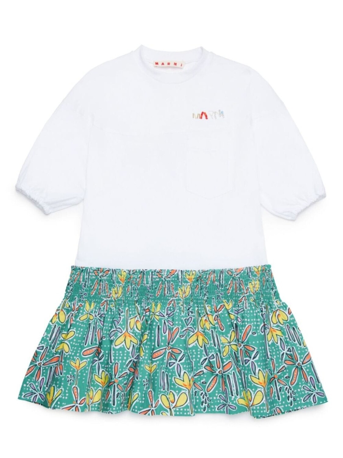 

Marni платье Carioca с графичным принтом, зеленый