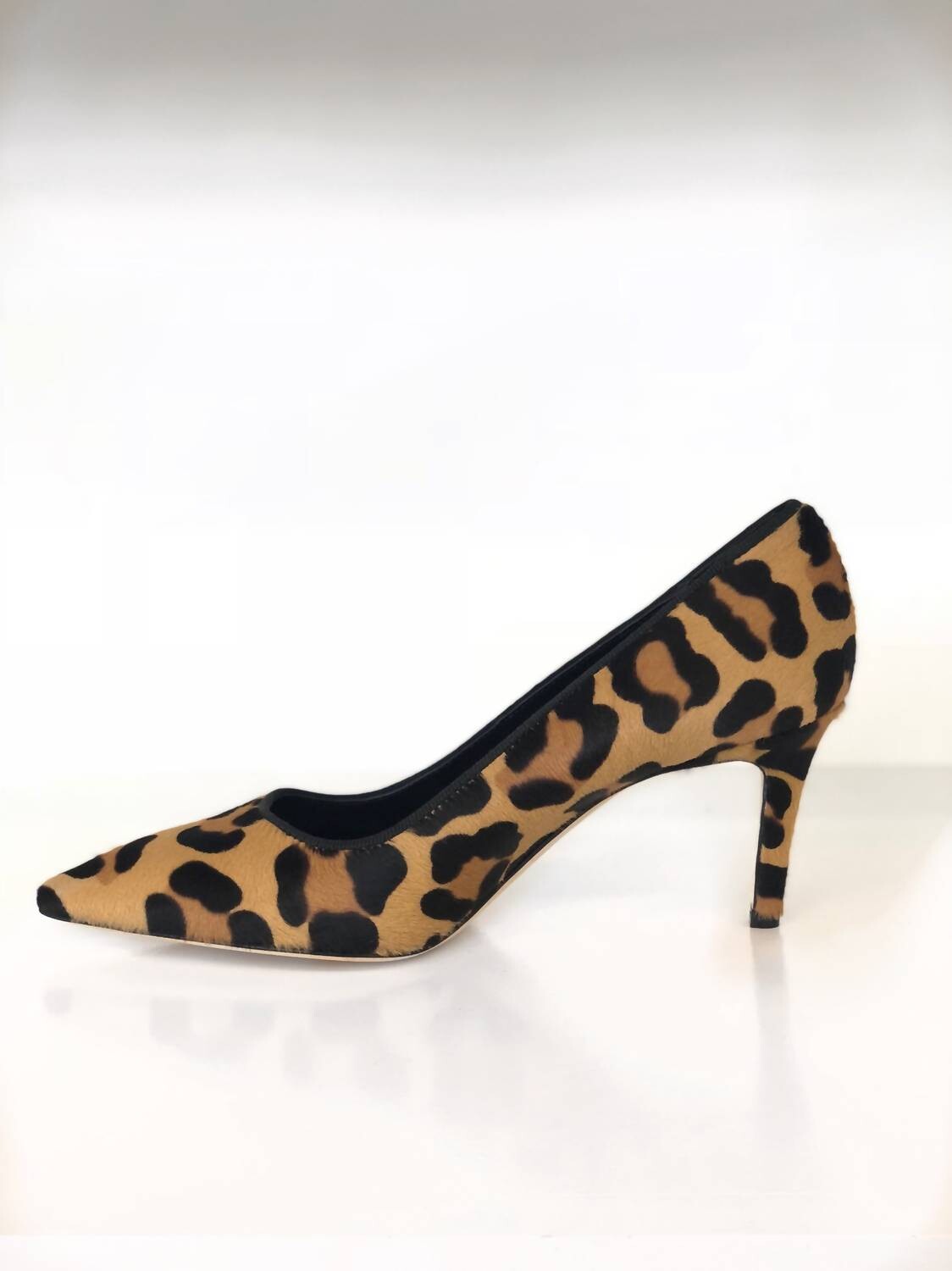 Туфли с острым носком Pat Leopard Pony Dee Keller Gold