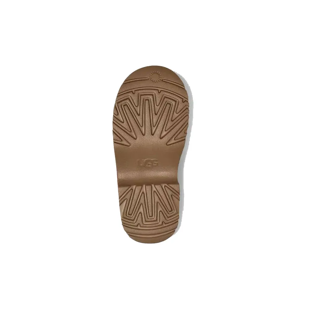 Детские ботинки Ugg Kids Classic Ultra Mini утепленные на толстой подошве, коричневый — фото 2