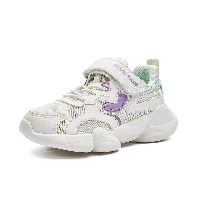 Детские кеды Kids Low-top Белый/Фиолетовый Erke Kids, фиолетовый — фото 3
