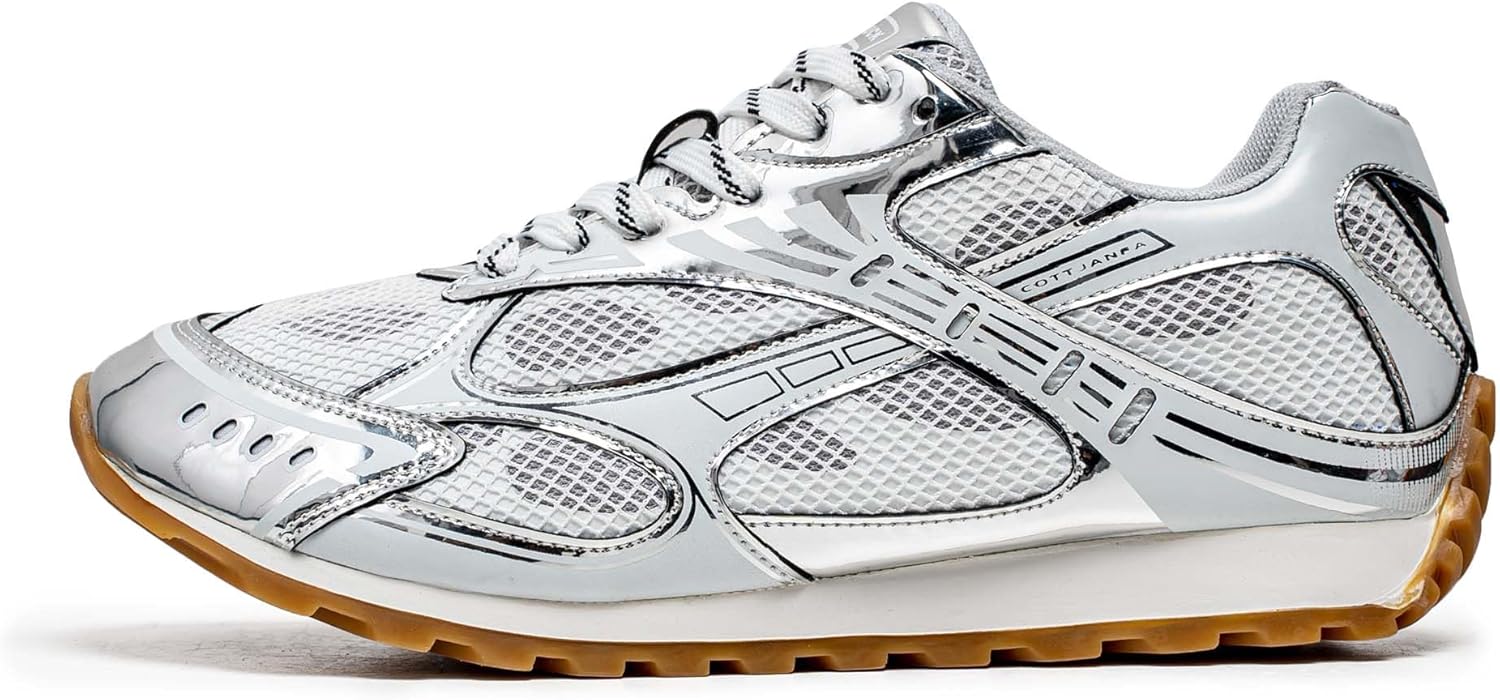 

Мужские дышащие кроссовки для бега, противоскользящие, для фитнеса, повседневного спорта, баскетбола, тенниса, модные кроссовки для кросс-тренинга, серебристые Wurmiuhd