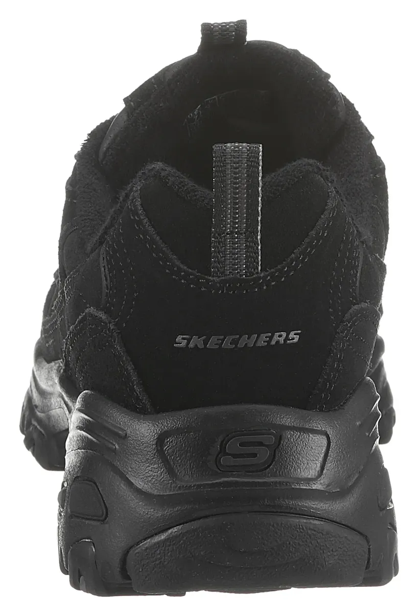 Кроссовки Skechers "D'LITES -", мягкая стелька, повседневная обувь, полуботинки, туфли на шнуровке, черный — фото 2