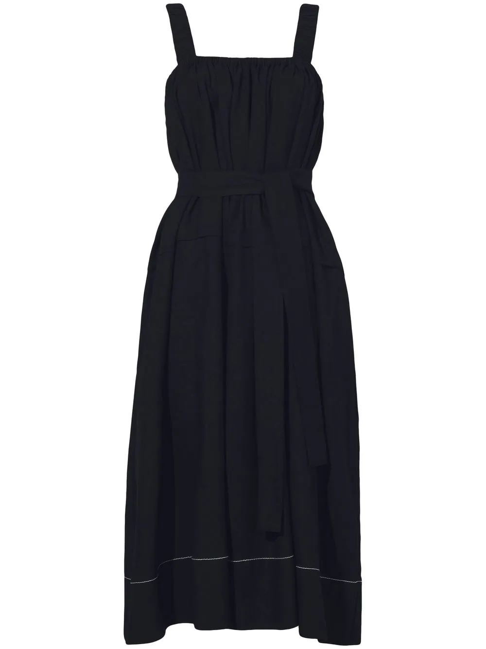 

Платье с поясом Proenza Schouler White Label, черный