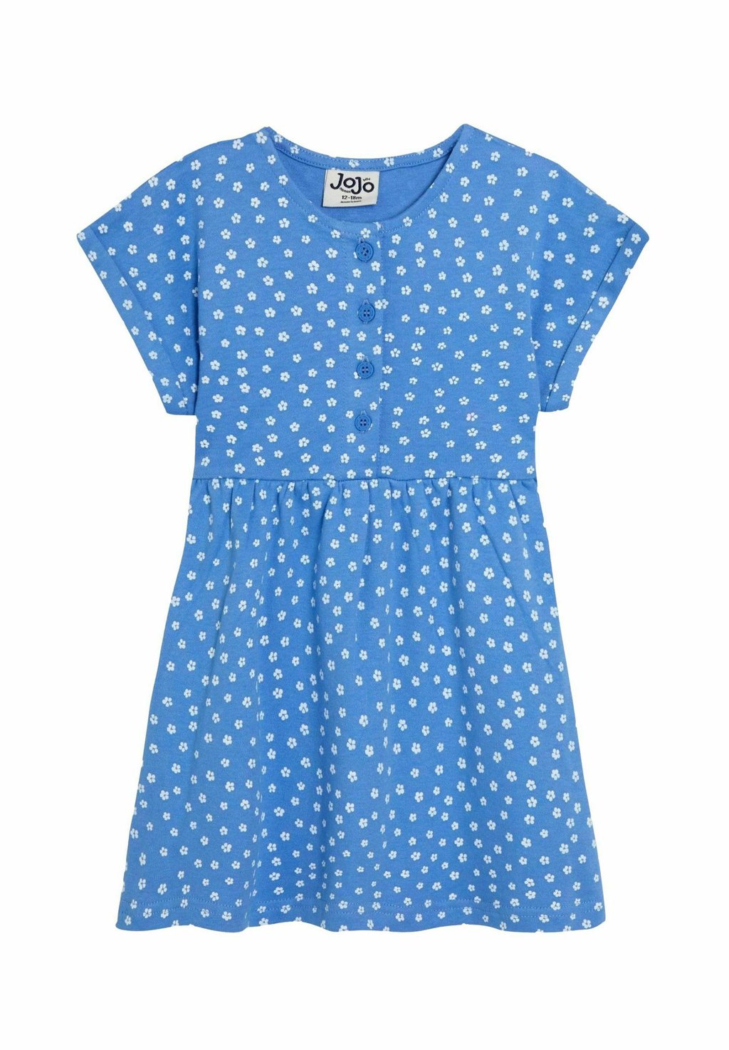 

Платье из джерси REGULAR FIT SPOT BUTTON FRONT JoJo Maman Bébé, синий