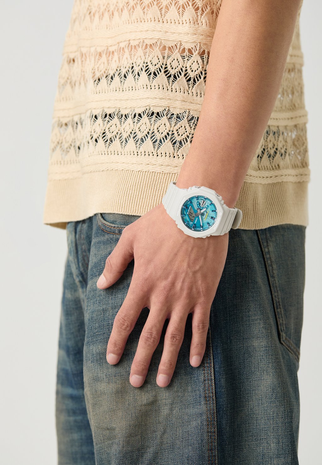 

Часы с хронографом UNISEX G-SHOCK, бежевый