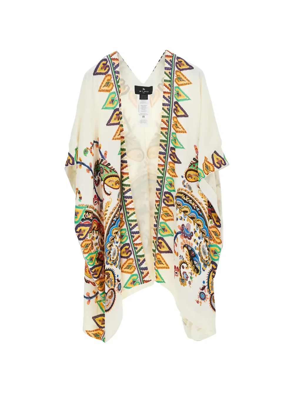 Кафтан с узором Etro, нейтральный