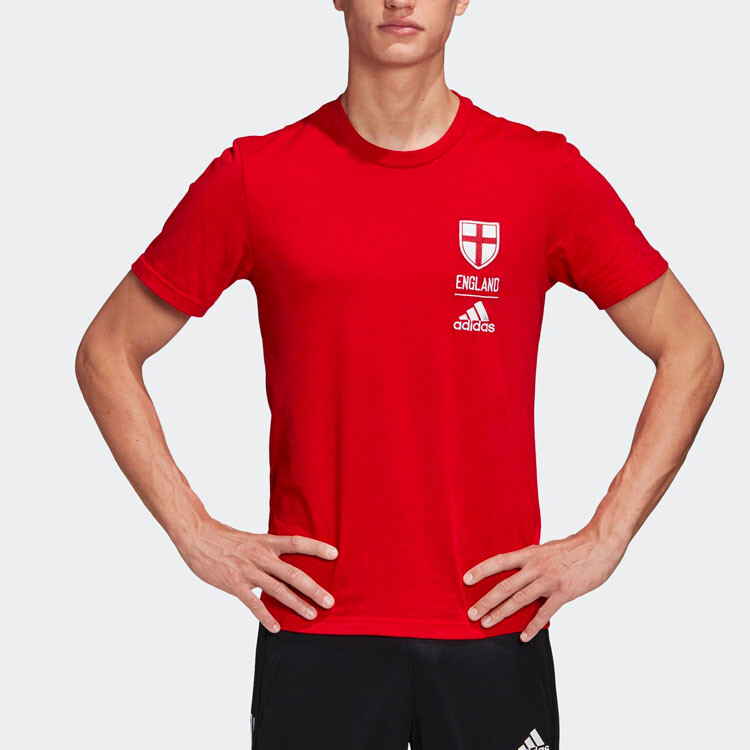 Футболка мужская Adidas красная — фото 4