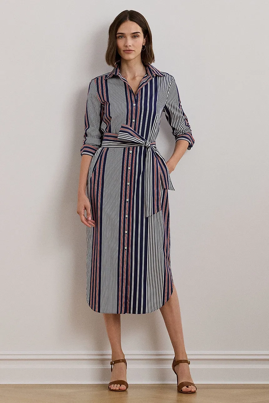 

Хлопковое платье Lauren Ralph Lauren, мультиколор
