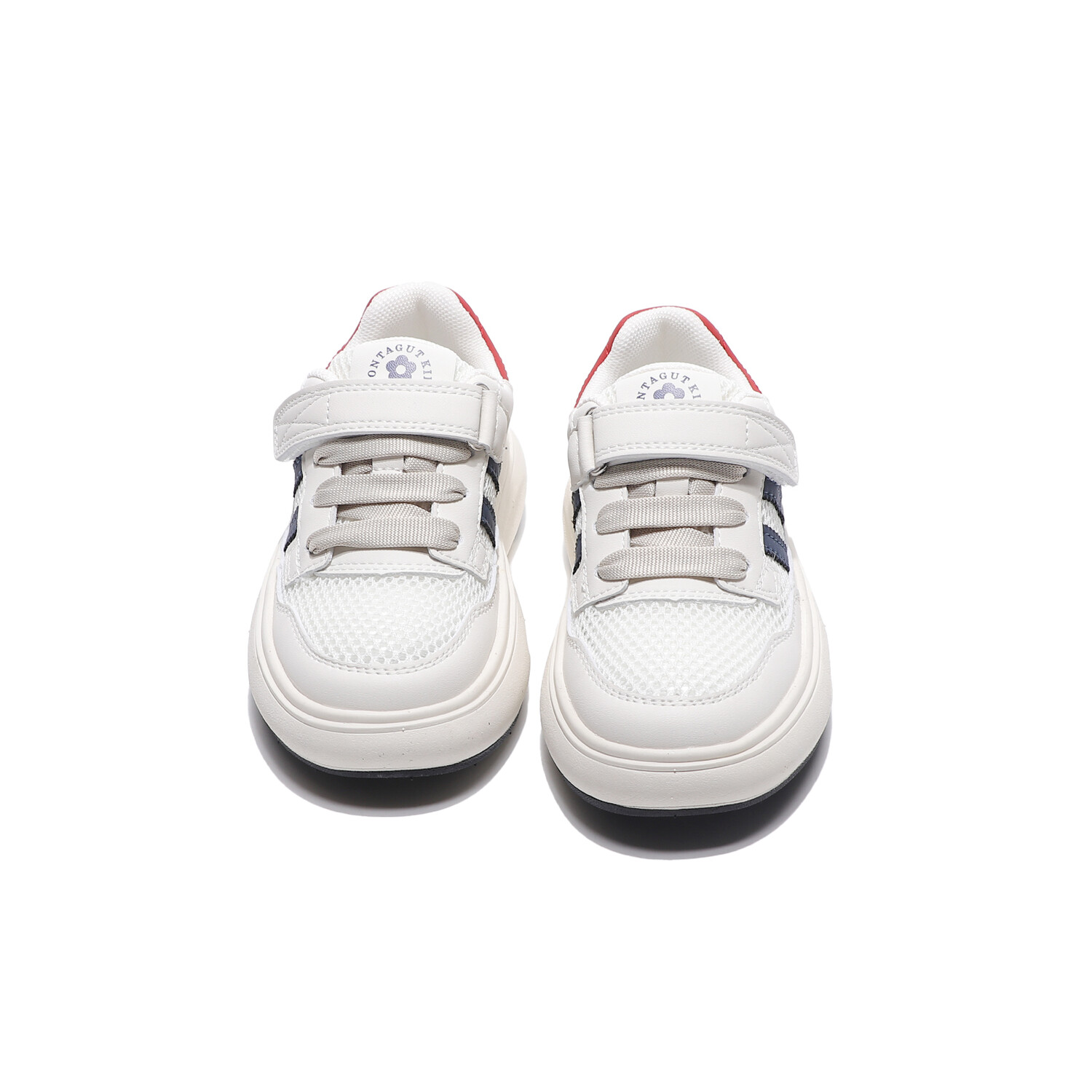 Кроссовки Montague Kids Skateboarding Shoes Kids Low-top, белый/серебряный — фото 4