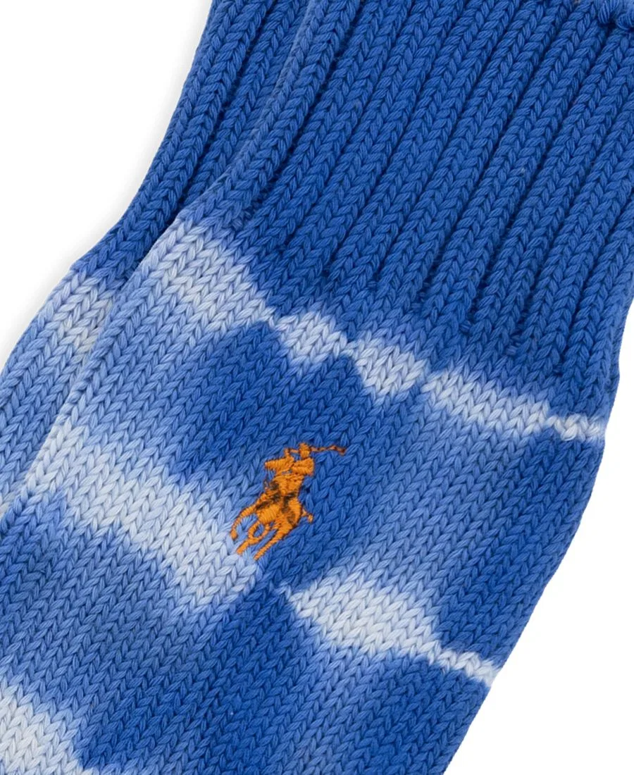Носки Harbour Island с принтом тай-дай Polo Ralph Lauren, синий — фото 3