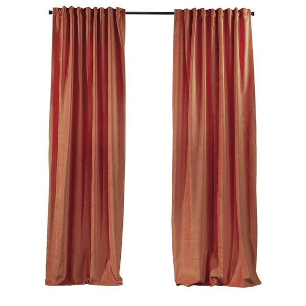 

Бархатная штора Puude Home Design 280225, 25x1x280 см цвет ahorn dekor