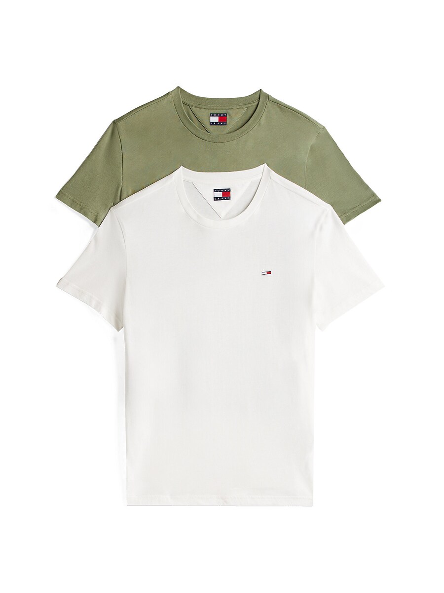 

Рубашка Tommy Jeans, цвет Green/White