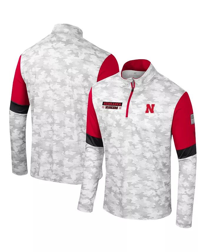 

Мужская камуфляжная толстовка Nebraska Huskers OHT в стиле милитари Appreciation Tomahawk с застежкой-молнией на четверть длины Colosseum