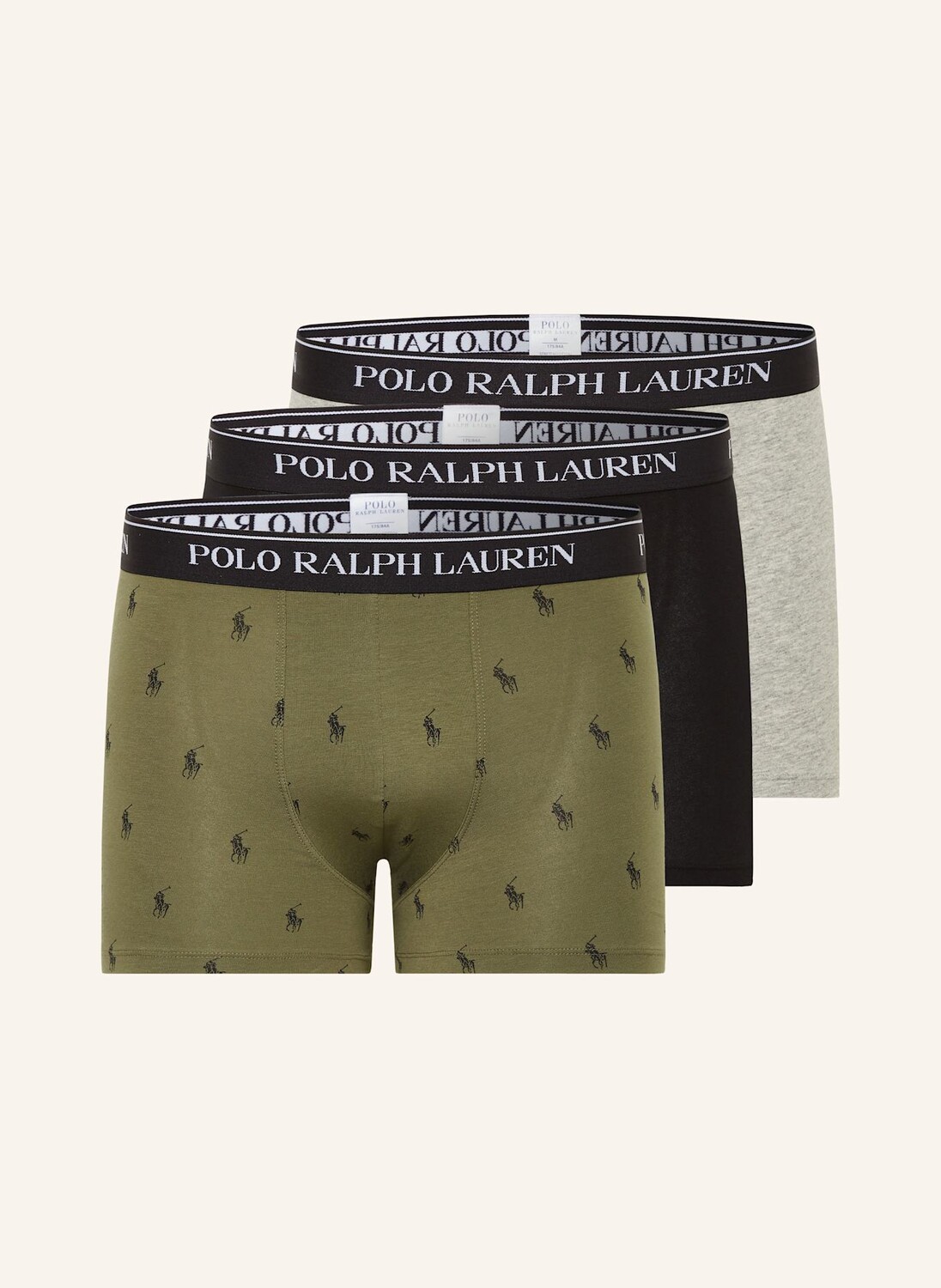 

3 пары боксеров Polo Ralph Lauren, черный