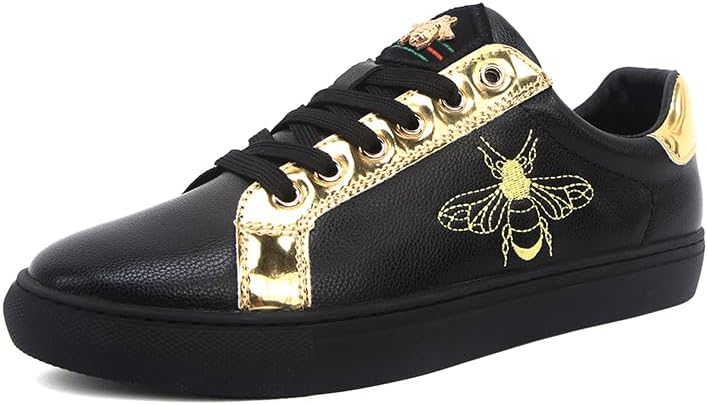 

Мужские кроссовки на шнуровке из натуральной кожи, британский стиль, универсальные, низкие, повседневные Lhyxu, черный