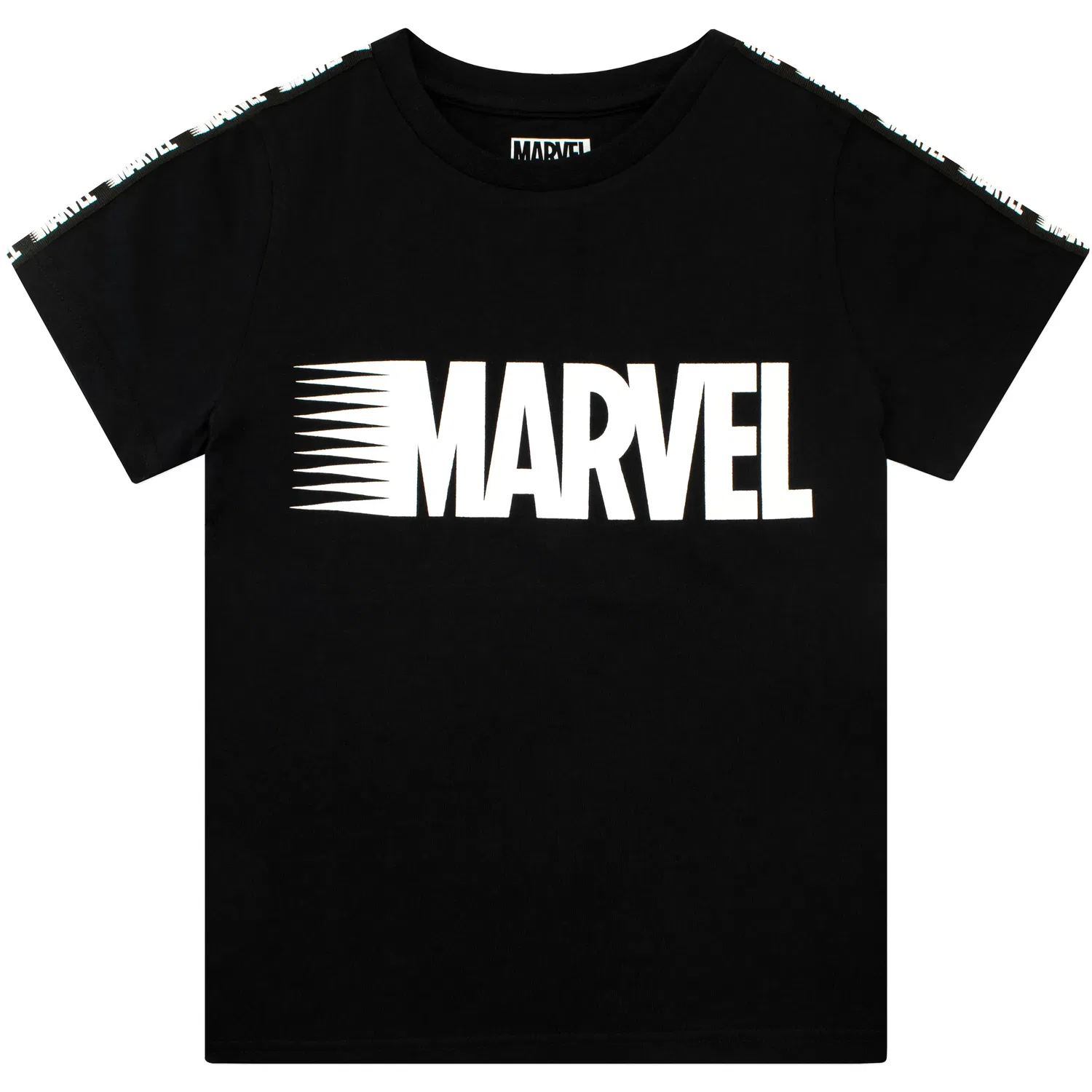 Пижама Marvel с логотипом для мальчиков, черный — фото 2