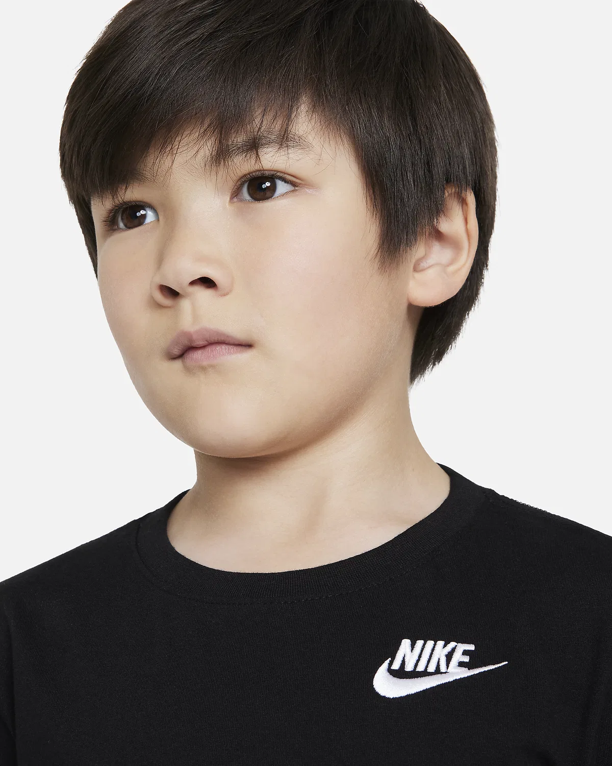 Детская футболка Nike Sportswear с вышивкой Futura, Black — фото 3