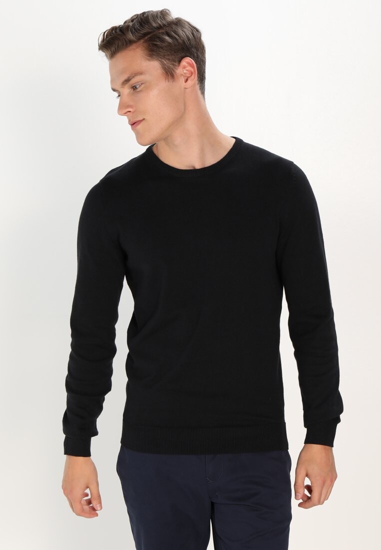 

Свитер BASIC CREWNECK Pier One, черный