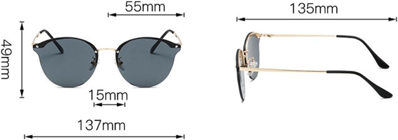 

Женские винтажные солнцезащитные очки «кошачий глаз» без оправы, роскошные солнцезащитные очки конфетных цветов, модные оттенки, защита от ультрафиолета UV400 helena, C2