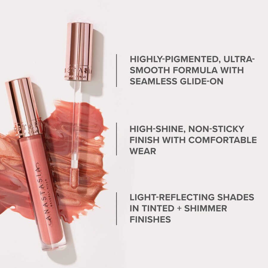 Универсальный сияющий тонирующий блеск для губ Anastasia Beverly Hills, 0.15 oz /4.7 mL, Amber Sparkle — фото 2