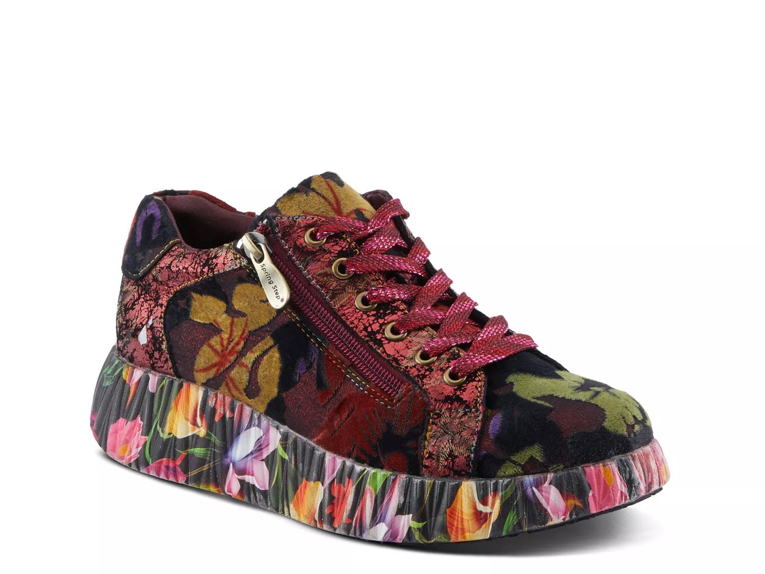 Кроссовки L'Artiste Dallyn Wedge Sneaker, бордовый