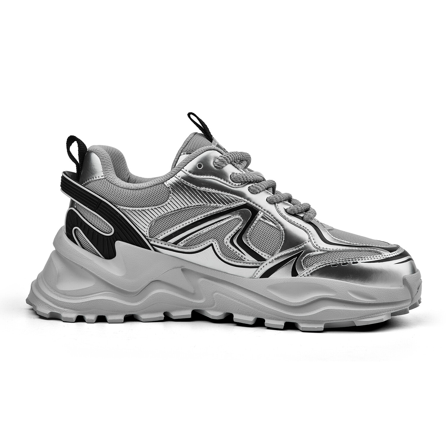 

Кроссовки JEEP SPIRIT Chunky Sneakers Men Low-top Haosha Silver, серебряный, Серый, Кроссовки JEEP SPIRIT Chunky Sneakers Men Low-top Haosha Silver, серебряный
