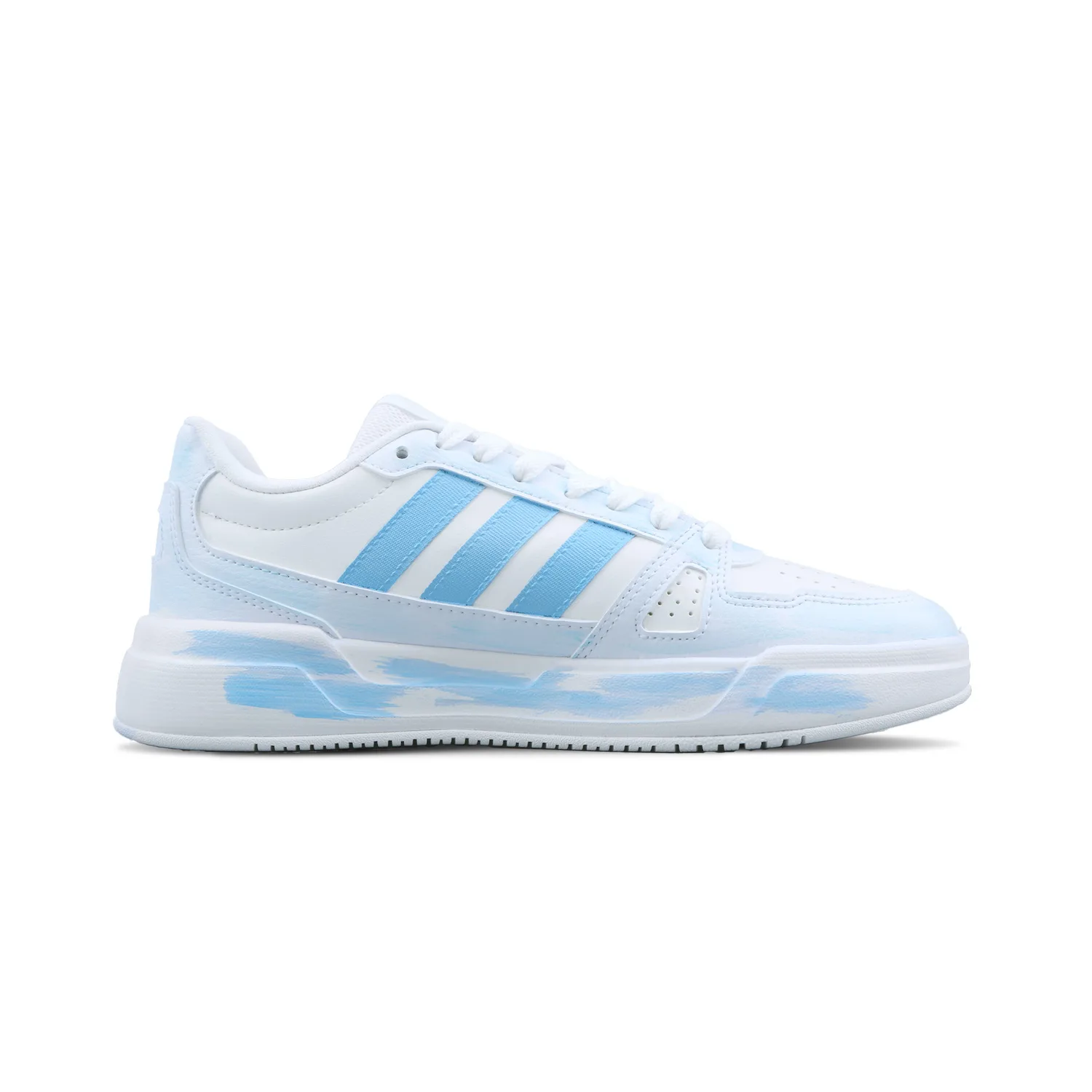 Adidas LITE BALLER PU Blue Ice, Dream Chaser устойчивые к истиранию легкие нескользящие low top кроссовки для скейтбординга — фото 3