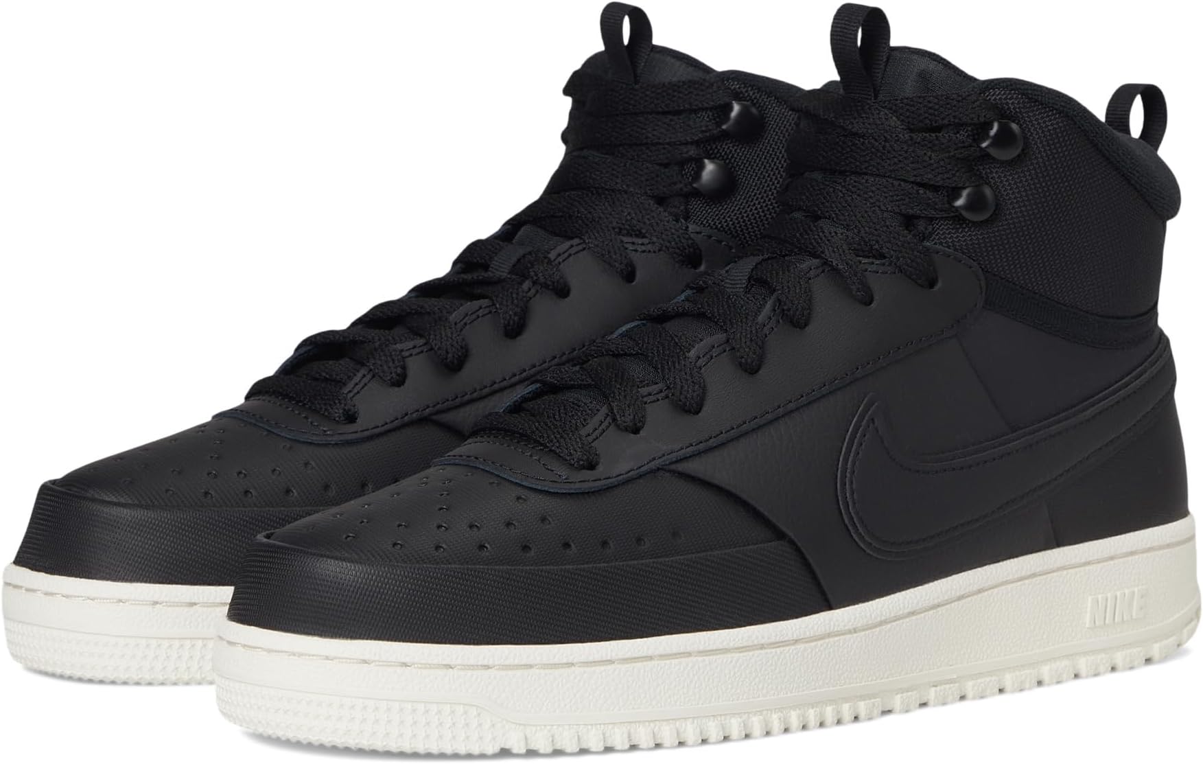 

Кроссовки Nike Men's Court Vision Mid, Black/Black/Phantom
