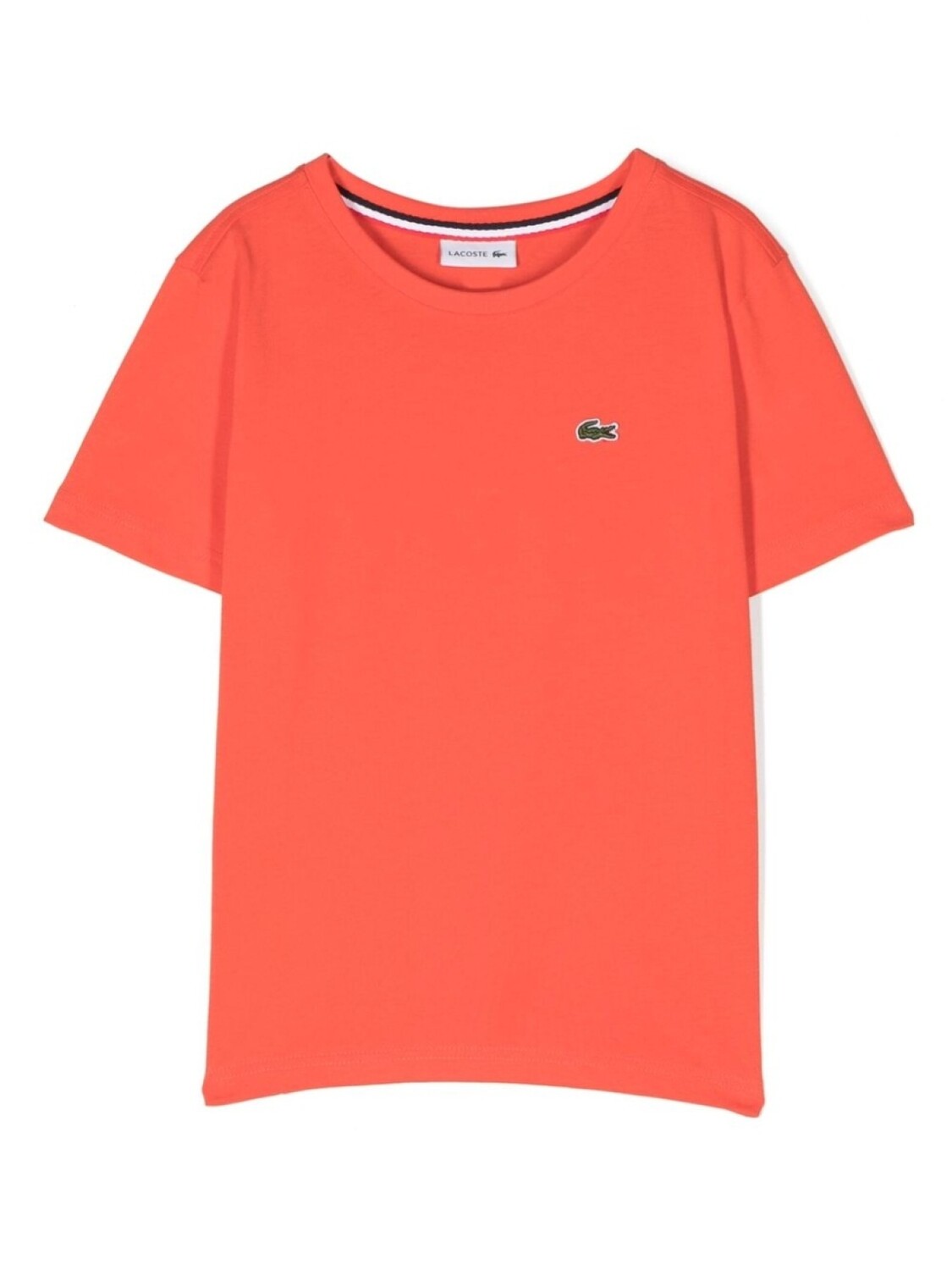 

Футболка с нашивкой-логотипом Lacoste Kids, оранжевый