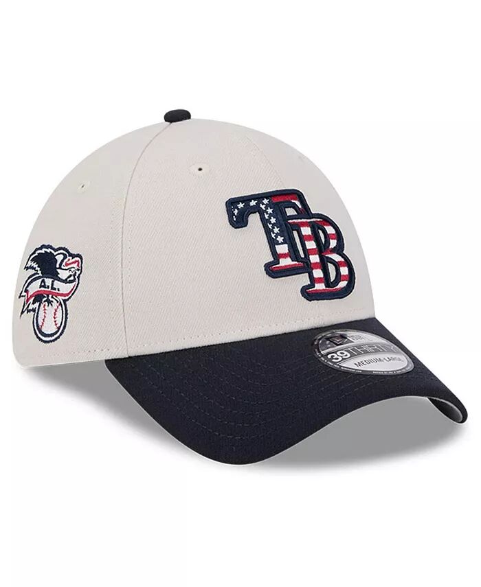 

Мужская черная кепка Tampa Bay Rays 2024 Fourth of July 39THIRTY Flex New Era