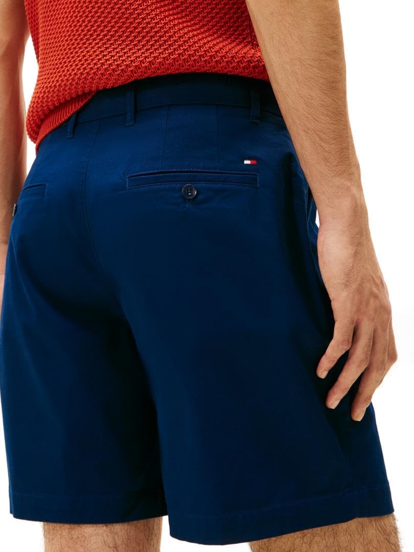 Мужские шорты Tommy Hilfiger Regular Fit из хлопка Mercer длиной 7 дюймов, Night Sky — фото 2