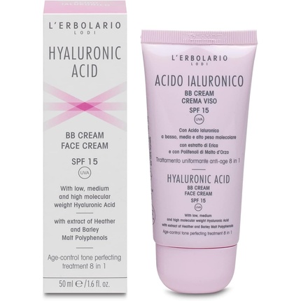

Крем для лица L'Erbolario Hyaluronic Acid BB 50ml