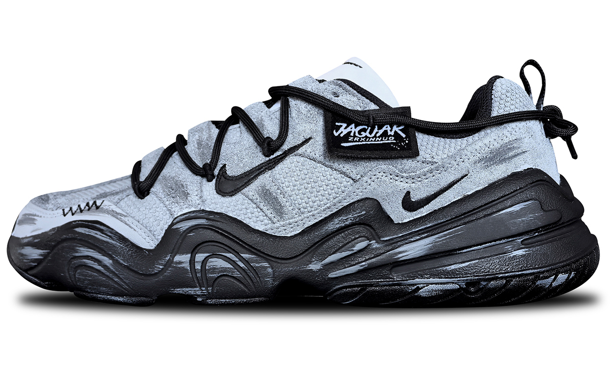 Nike Tech Hera износостойкие и легкие низкие кроссовки Casual Unisex Gray — фото 3