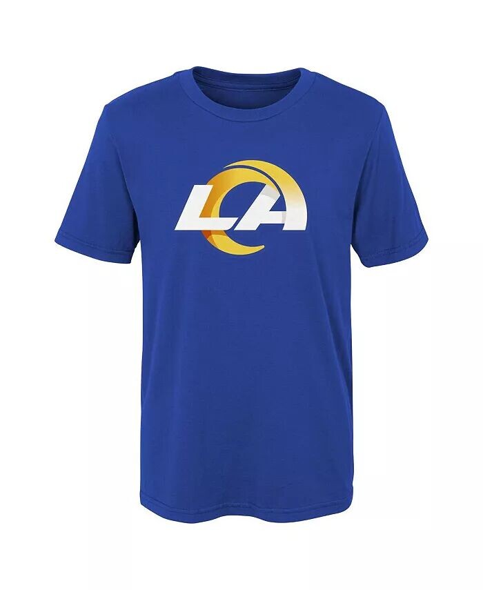 

Футболка с основным логотипом Little Boys and Girls Royal Los Angeles Rams Outerstuff, синий