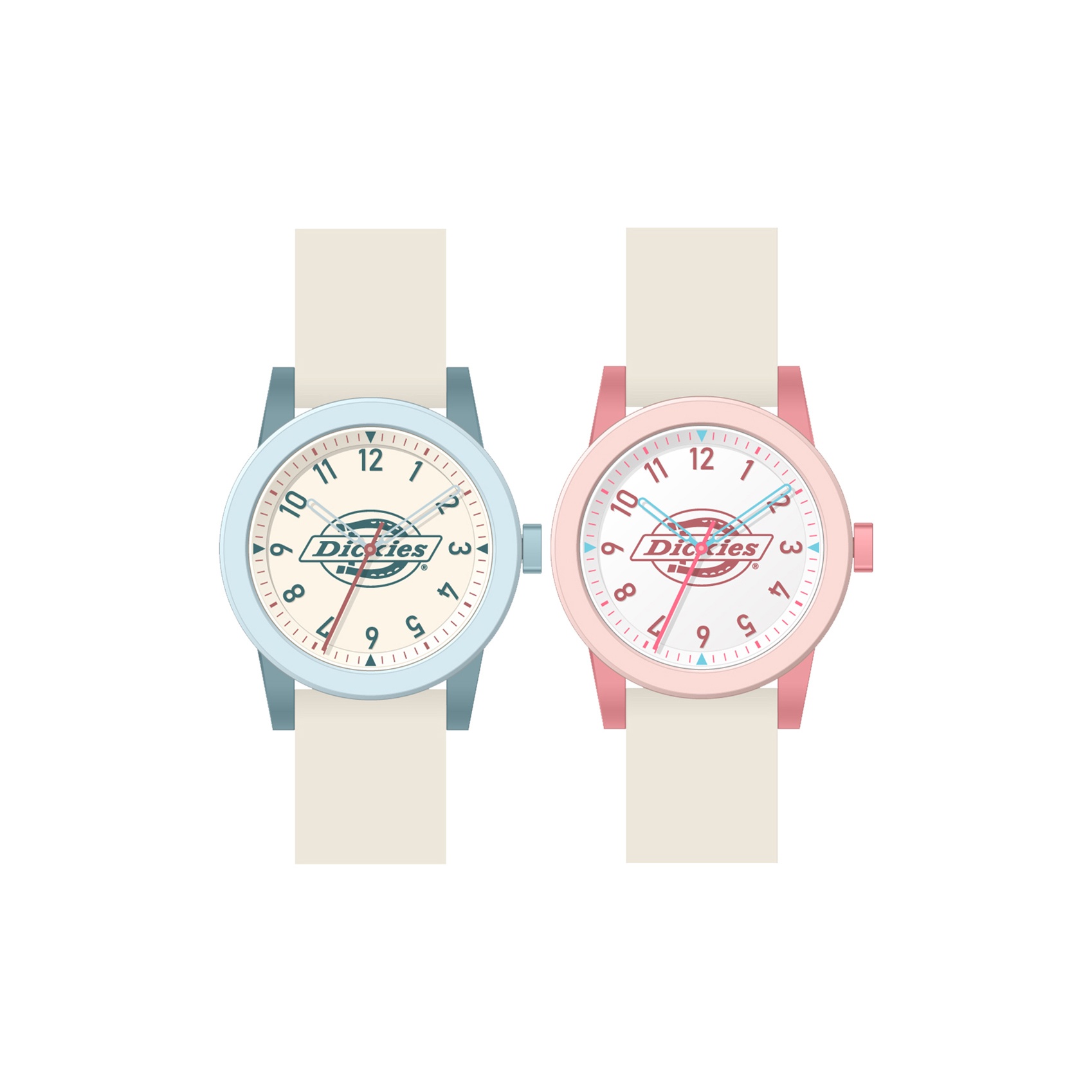 

Dickies Часы Vitality Series Wrist Watch Quartz Movement Silicone Strap Blue Dial Unisex Box Limited Edition