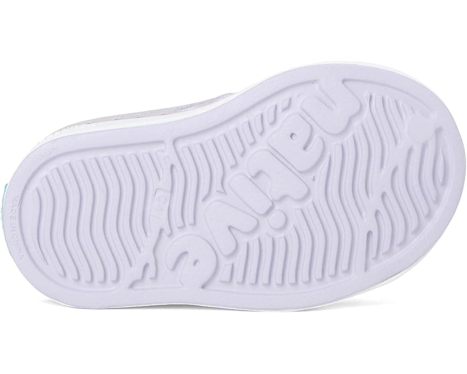 Кроссовки Native Shoes Kids Jefferson Bio-Bling, цвет Future Purple Bling/Shell White — фото 3