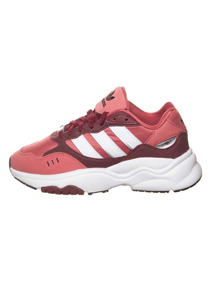 

Кроссовки на шнуровке adidas Leder-Sneakers Retropy F90, розовый