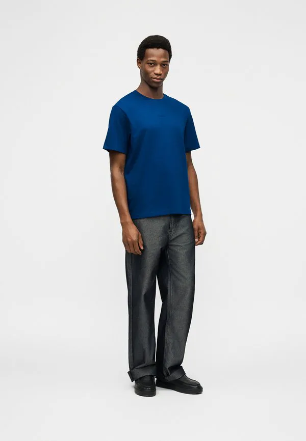 Эластичная нано-футболка, базовая футболка Calvin Klein, Blue Majesty — фото 2